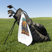 Iets dat maan Halloween Zombie Hand Graf behekst Golfhanddoek (Groen)
