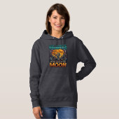 Iets dat maan Halloween Zombie Hand Graf hekelt Hoodie (Voorkant volledig)