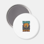 Iets dat maan Halloween Zombie Hand Graf hekelt Magneet (Voorkant / Achterkant)