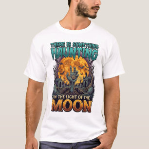 Iets dat maan Halloween Zombie Hand Graf hekelt T-shirt