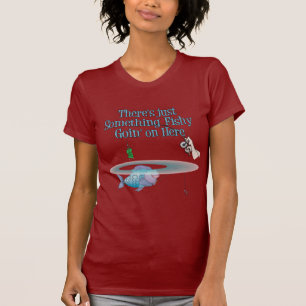 Iets dat op grappig Gevist tandvlees gaat vissen T-shirt