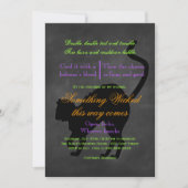 Iets dat uitnodigen van Halloween Kaart (Voorkant)