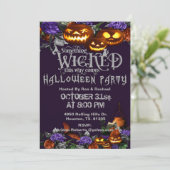 Iets ergs op deze manier komt volwassen Halloween Kaart (Staand voorkant)