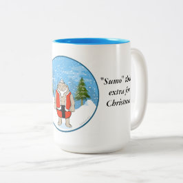 Iets extra met Kerstmis Tweekleurige Koffiemok