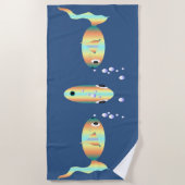 Iets Fishy Beach Towel Strandlaken (Voorkant)