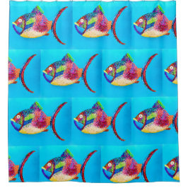 Iets Fishy douchegordijn en voering