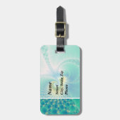 Iets Fishy - Fractal Art Bagagelabel (Voorkant verticaal)