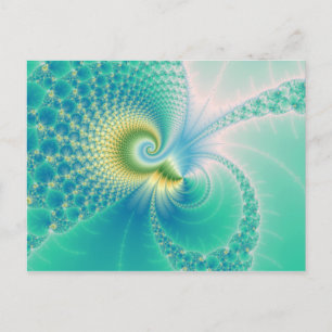 Iets Fishy - Fractal Art Briefkaart