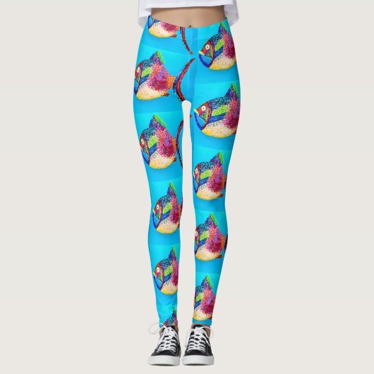 Iets Fishy Fun Leggings (Voorkant)
