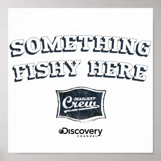 Iets Fishy here Poster (Voorkant)