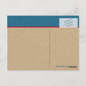Iets Fishy Mermaid Pixel Art Briefkaart (Achterkant)