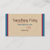 Iets Fishy Mermaid Pixel Art Visitekaartje (Achterkant)