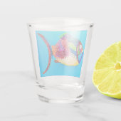 Iets Fishy Shot Glass Glas (Achterkant)