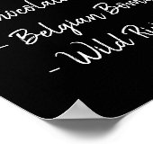 Iets Geleend, Iets Gebrouwen Bierkaart Poster (Hoek)