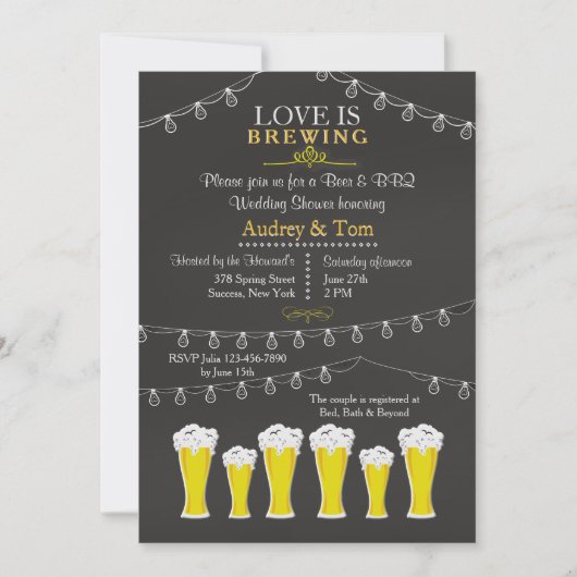 Iets Gepersonaliseerd van de Brewing Kaart (Voorkant)