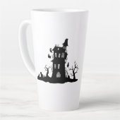 Iets geschopt latte mok (Linkerhoek)