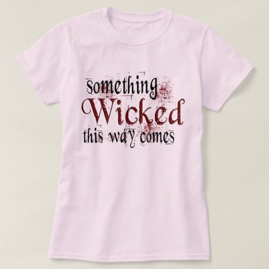 Iets geschopt t-shirt (Design voorkant)