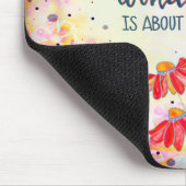 Iets geweldigs Quote  inspiratie Muismat (Hoek)