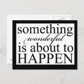 iets geweldigsPostcard Briefkaart (Voorkant / Achterkant)