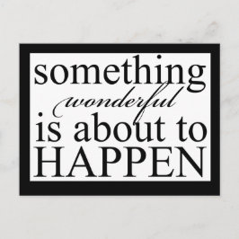 iets geweldigsPostcard Briefkaart