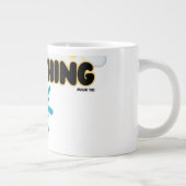 "Iets gezegd" - Grotere Dag! koffie-Mok Grote Koffiekop (Rechts)