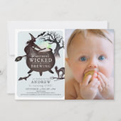 Iets goddelozen brouwen Halloween BL 1e verjaardag Kaart (Voorkant)