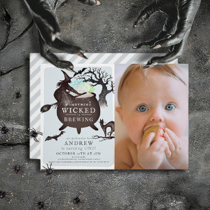 Iets goddelozen brouwen Halloween BL 1e verjaardag Kaart