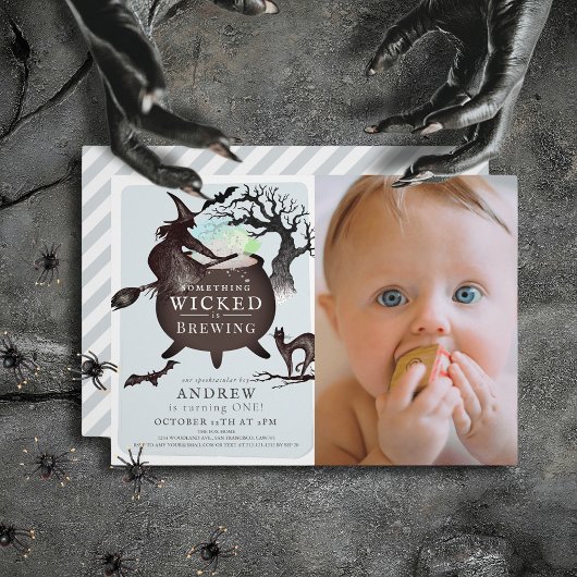 Iets goddelozen brouwen Halloween BL 1e verjaardag Kaart