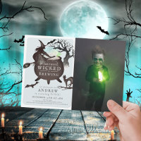 Iets goddelozen brouwen Halloween Blue Verjaardag