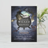 Iets goddelozen brouwen Halloween NT verjaardag Kaart (Staand voorkant)