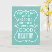 Iets goeds in elke dag aanpassen kaart (Gele Bloem)