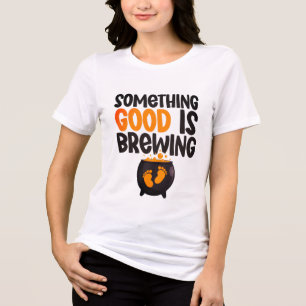 Iets goeds is het brouwen van Halloween Baby mam. Tri-Blend Shirt