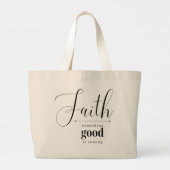 Iets goeds komt op geloof gebaseerd tas (Achterkant)