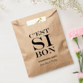 Iets griezelig Frans gebabelde goodies huwelijk Bedankzakje (Gezegeld)