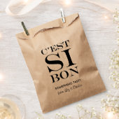 Iets griezelig Frans gebabelde goodies huwelijk Bedankzakje (Geknipt)