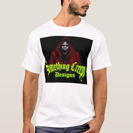 iets griezelige design t-shirt (Voorkant)