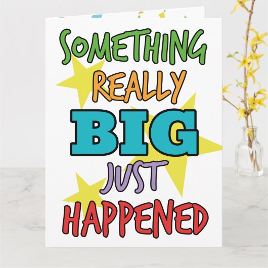 Iets heel groots bruiloft gefeliciteerd Kaart (Gele Bloem)