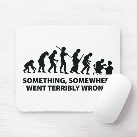 Iets, iets dat op een of andere manier vreselijk v muismat (Met muis)