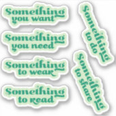 Iets... Kerst Gift Label Stickers (Voorkant)
