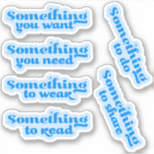 Iets... Kerst Gift Label Stickers (Voorkant)