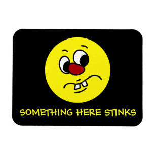 Iets Knorrig Gezicht Stinky Magneet