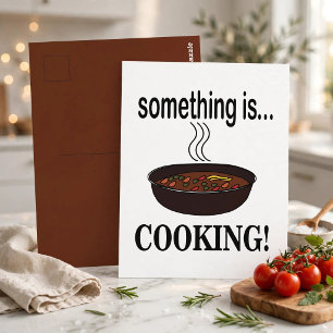 Iets koken Er Kookt Iets Briefkaart