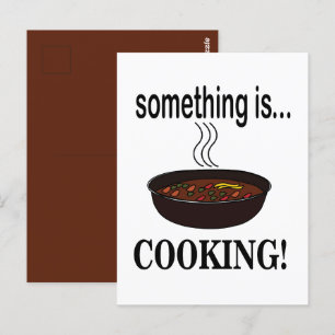 Iets koken Er Kookt Iets Briefkaart