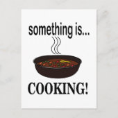 Iets koken Er Kookt Iets Briefkaart (Voorkant)