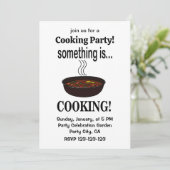 Iets koken is koken kaart (Staand voorkant)