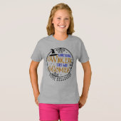 Iets kwaadaardigs komt Halloween Witch T-shirt (Voorkant volledig)