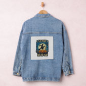 Iets Kwaadaardigs Komt Heks Halloween Pompoen Denim Jacket (Hangar)