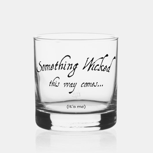 Iets Kwaadaardigs Whisky Glas (Voorkant)