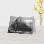 Iets kwaads op deze manier komt... kaart (Gele Bloem)