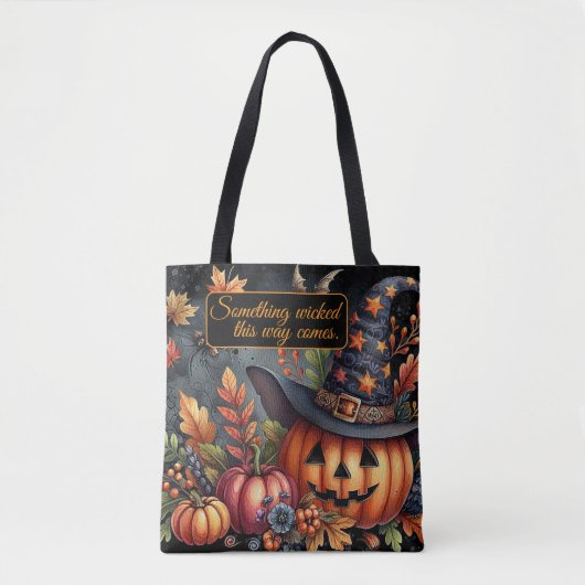 Iets kwaads op deze manier komt Spooktacular Jack Tote Bag (Voorkant)